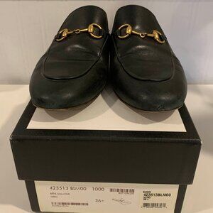 Gucci Princetown Horsebit Leather Mule